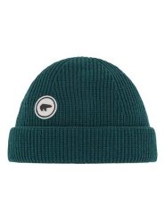 Eisbär Czapka "Raik" w kolorze zielonym rozmiar: onesize. Zielone czapki zimowe Eisbar, z aplikacjami, z wełny. Za 146.85 zł.