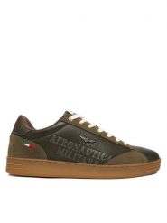 Aeronautica Militare Sneakersy 252SC0306UCT03385 Zielony. Zielone buty sportowe casual Aeronautica Militare, bez wzorów, ze skóry, bez zapięcia. Za 429.99 zł.