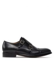 Lord Premium Półbuty Double Monks 5502 Czarny. Czarne eleganckie półbuty Lord Premium, bez wzorów, ze skóry, bez obcasa, bez zapięcia. Za 629.99 zł.