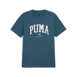 Męska koszulka PUMA SQUAD PUMA Cold Green. Zielone t-shirty sportowe Puma, bez wzorów, bez ramiączek, na jogę i pilates. Za 89.99 zł.