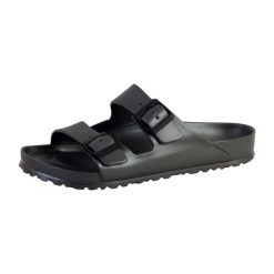 Klapki męskie Birkenstock Arizona Eva. Zielone klapki Birkenstock, z materiału. W wyprzedaży za 219.00 zł.