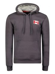 Canadian Peak Bluza "Fondeak" w kolorze antracytowym rozmiar: 3XL. Czarne bluzy z kapturem Canadian Peak, xl, bez wzorów, z kapturem. Za 114.44 zł.
