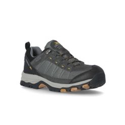 Buty trekkingowe Trespass Scarp B. Szare buty turystyczne Trespass, bez wzorów, z materiału, bez zapięcia, trekkingowe. Za 347.99 zł.