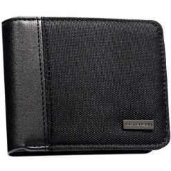 Portfel męski Peterson PTN EH-06Z czarny. Czarne portfele Peterson, bez wzorów, ze skóry ekologicznej. Za 69.99 zł.