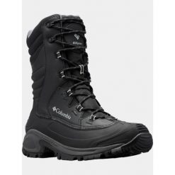 Buty Śniegowe Męskie Columbia Bugaboot III Xtm. Czarne buty trekkingowe Columbia, na zimę, bez wzorów, bez zapięcia. W wyprzedaży za 722.00 zł.
