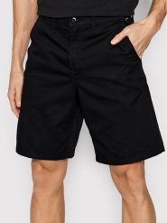 Vans Szorty materiałowe Authentic VN0A5FJX Czarny Relaxed Fit. Czarne szorty Vans, m, bez wzorów, z bawełny. Za 159.99 zł.