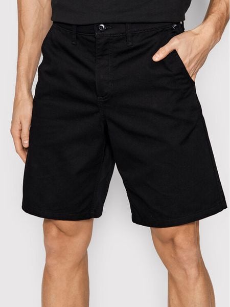 Vans Szorty materiałowe Authentic VN0A5FJX Czarny Relaxed Fit. Czarne szorty Vans, m, bez wzorów, z bawełny. Za 219.99 zł.