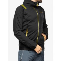 Kurtka softshell męska La Sportiva Macnas Softshell Jkt. Czarne kurtki La Sportiva, m, bez wzorów, z softshellu, bez kaptura. Za 702.99 zł.