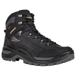 Buty trekkingowe męskie Lowa Renegade Evo Mid Gtx. Czarne buty trekkingowe Lowa, bez wzorów, z materiału, za kostkę, bez zapięcia. Za 1,119.00 zł.