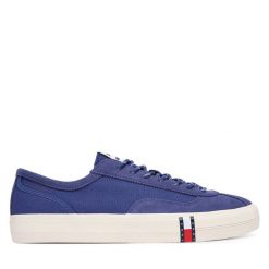 Tenisówki Tommy Hilfiger. Niebieskie trampki Tommy Hilfiger, m, bez wzorów, bez zapięcia. Za 369.99 zł.