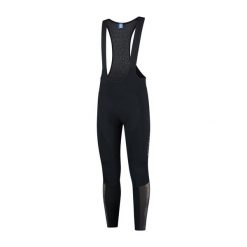 Spodnie rowerowe męskie Rogelli Essential HiVis z wkładką żelową. Czarne spodenki rowerowe Rogelli, m, bez wzorów, rowerowe. Za 434.00 zł.