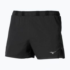 Spodenki do biegania męskie Mizuno Tech Light 3.5. Czarne krótkie spodenki sportowe Mizuno, l, bez wzorów, z materiału. Za 299.99 zł.