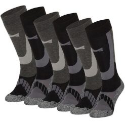 Skarpety narciarskie Xtreme, 6 par, Multi Czarny. Czarne skarpety XTREME SOCKSWEAR, bez wzorów. Za 499.99 zł.