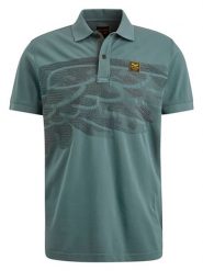 PME Legend Koszulka polo w kolorze morskim rozmiar: M. Niebieskie koszulki polo PME Legend, m, bez wzorów, z bawełny, bez kołnierzyka, bez ramiączek. Za 176.91 zł.