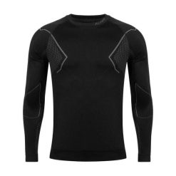 Bluza termoaktywna trekkingowa męska Alpinus Active Base Layer. Czarne bielizna termoaktywna Alpinus, m, bez wzorów, z elastanu, bez ramiączek, outdoorowe. Za 159.00 zł.