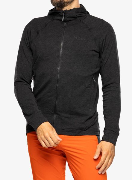 Bluza z kapturem męska Rab Nexus Hoody. Czarne bluzy z kapturem RAB, m, bez wzorów, z materiału, z kapturem. Za 323.39 zł.
