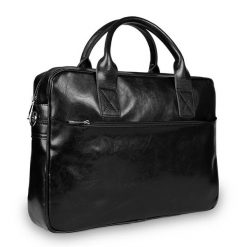 Torba na ramię skórzana Pavone Nero Siena 2379 BL czarna. Czarne torby na laptopa Pavone Nero. Za 1,029.99 zł.