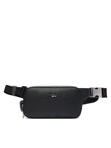 BOSS Nerka Ray 50536790 Czarny. Czarne saszetki i nerki Boss, bez wzorów, ze skóry. Za 449.99 zł.