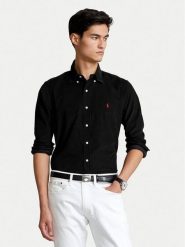 Polo Ralph Lauren Koszula 710853123003 Czarny Custom Fit. Czarne koszule Polo Ralph Lauren, m, bez wzorów, z bawełny, bez kołnierzyka, bez ramiączek. Za 819.99 zł.