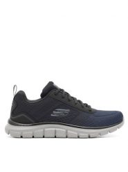 Skechers Sneakersy TRACK RIPKENT 232399 NVBK Granatowy. Niebieskie buty sportowe casual Skechers, bez wzorów, z materiału, bez zapięcia. Za 239.99 zł.