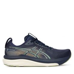 Buty do biegania Asics. Niebieskie buty do biegania ASICS, bez wzorów, bez zapięcia, do biegania, asics gel kayano. Za 889.99 zł.