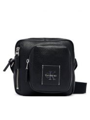 Calvin Klein Saszetka Bold Pebble Square Crossbody LV04D3450G Czarny. Czarne saszetki i nerki CALVIN KLEIN, bez wzorów, ze skóry, bez dodatków. Za 369.99 zł.