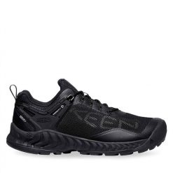 Trekkingi Keen. Czarne buty trekkingowe Keen, bez wzorów, bez zapięcia. Za 509.99 zł.