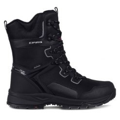 Śniegowce Icepeak. Czarne śniegowce Icepeak, bez zapięcia. Za 569.99 zł.