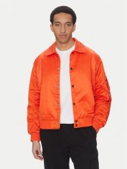 Alpha Industries Kurtka bomber Coach Logo 156145 Pomarańczowy Regular Fit. Brązowe kurtki Alpha Industries, m, bez wzorów, z syntetyku, bez kaptura. Za 579.99 zł.
