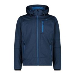 Kurtka męska turystyczna CMP M. Niebieskie kurtki przeciwdeszczowe CMP, l, bez wzorów, z softshellu, z kapturem. Za 350.00 zł.