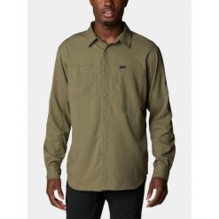 Koszula Turystyczna Męska Columbia Silver Ridge Utility Lite. Zielone koszule Columbia, m, bez wzorów, z poliesteru, bez kołnierzyka, bez ramiączek. W wyprzedaży za 271.15 zł.