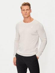 KARL LAGERFELD Sweter 655000 544399 Beżowy Regular Fit. Brązowe swetry rozpinane KARL LAGERFELD, m, bez wzorów, z wełny, bez kołnierzyka, bez ramiączek. Za 419.99 zł.