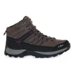 Buty trekkingowe CMP Rigel Waterproof. Brązowe buty trekkingowe CMP, bez wzorów, bez zapięcia, trekkingowe. Za 383.99 zł.