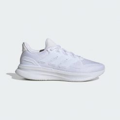 Buty do biegania Ultrarun 5. Białe buty do biegania Adidas, bez wzorów, bez zapięcia, do biegania. Za 349.00 zł.
