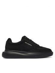 KARL LAGERFELD Sneakersy Kore KL56527 Czarny. Czarne buty sportowe casual KARL LAGERFELD, bez wzorów, z nubiku, bez zapięcia. Za 924.99 zł.