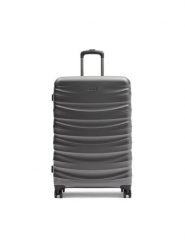 Puccini Walizka duża PC032A Szary. Szare walizki Puccini, bez wzorów, z tworzywa sztucznego, duże. Za 149.99 zł.