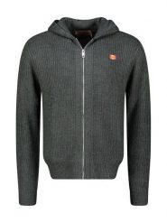 Canadian Peak Kardigan w kolorze antracytowym rozmiar: M. Czarne swetry rozpinane Canadian Peak, m, bez wzorów, ze splotem, bez kołnierzyka, bez ramiączek. Za 135.17 zł.