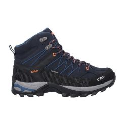 Buty trekkingowe męskie CMP Rigel Mid Wp. Czarne buty turystyczne CMP, bez wzorów, z materiału, bez zapięcia, trekkingowe. Za 319.00 zł.
