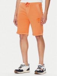 Aeronautica Militare Szorty sportowe 251BF016F583 Pomarańczowy Regular Fit. Brązowe krótkie spodenki sportowe Aeronautica Militare, m, bez wzorów, z bawełny. Za 529.99 zł.