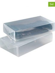 Wenko Pudełka (2 szt.) na kozaki - 30 x 52 x 11 cm rozmiar: onesize. Kozaki Wenko, bez wzorów, z materiału, bez obcasa, bez zapięcia. Za 30.99 zł.