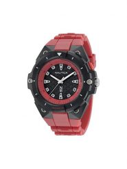 Nautica Zegarek NAPCNS406 Czerwony. Czerwone, analogowe zegarki Nautica. Za 339.99 zł.