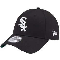 Czapka z daszkiem męska Team Side Patch 9FORTY Chicago White Sox Cap. Czarne czapki z daszkiem New Era, bez wzorów, z poliesteru. Za 119.99 zł.