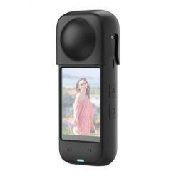 Obudowa silikonowa PULUZ Insta360 X4 (czarna). Czarne zegarki sportowe PULUZ. Za 16.00 zł.