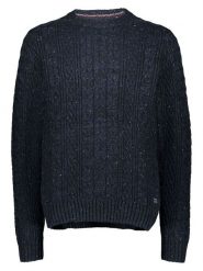 Petrol Industries Sweter w kolorze granatowym rozmiar: M. Niebieskie swetry nierozpinane Petrol Industries, m, bez wzorów, bez kołnierzyka, bez ramiączek. Za 125.95 zł.