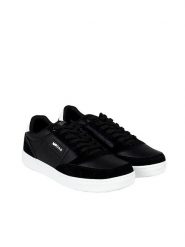 Gas Sneakersy "Jeb MIX" | GAM224121 | Jeb MIX | Mężczyzna | Czarny. Czarne buty sportowe casual Gas, bez wzorów, ze skóry ekologicznej, bez zapięcia. W wyprzedaży za 199.00 zł.