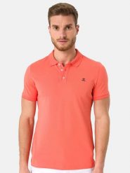 SIR RAYMOND TAILOR Koszulka polo w kolorze pomarańczowym rozmiar: 3XL. Pomarańczowe koszulki polo Sir Raymond Tailor, xl, bez wzorów, z bawełny, bez kołnierzyka, bez ramiączek. Za 123.82 zł.