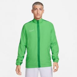 Kurtka Mężczyzna Nike Dri-Fit Academy 23 zielony. Białe kurtki Nike, l, bez wzorów, z dresówki, bez kaptura. Za 230.30 zł.