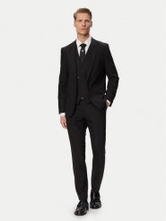 HUGO Garnitur Arti/Hesten242V1X 50547341 Czarny Extra Slim Fit. Czarne garnitury Hugo, m, bez wzorów, z syntetyku. Za 2,399.00 zł.