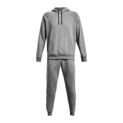 Dres męski Under Armour Rival Fleece Suit. Szare komplety dresowe Under Armour, m, bez wzorów, z dresówki, bez ramiączek. Za 309.99 zł.