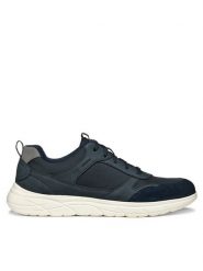 Geox Sneakersy U Portello U46E1A 0EK11 C4021 Granatowy. Niebieskie buty sportowe casual Geox, bez wzorów, ze skóry, bez zapięcia. Za 379.99 zł.